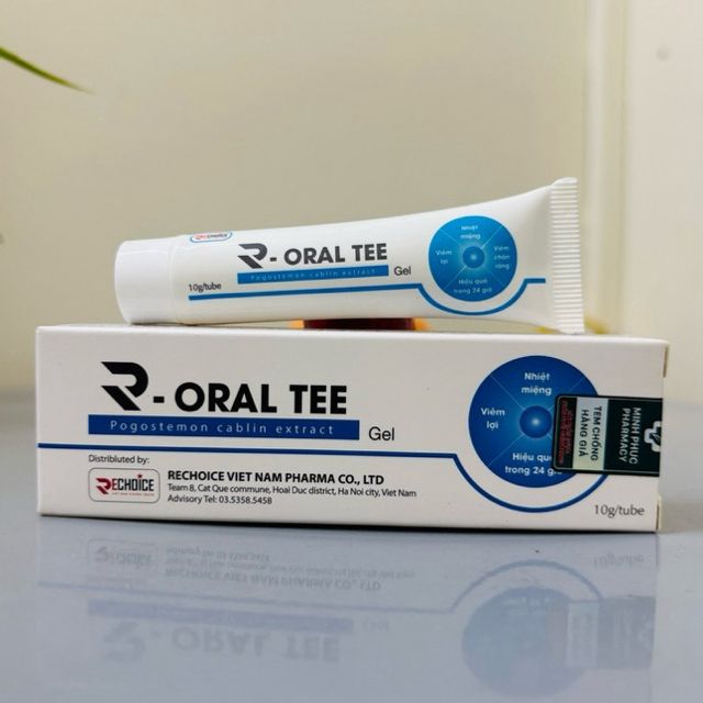 Gel b&ocirc;i nhiệt miệng sản phẩm thảm thực R-Oral Tee