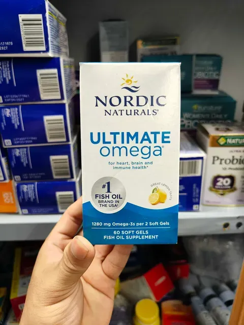 Dầu c&aacute; Omega-3 Nordic Naturals Ultimate Omega 1280mg