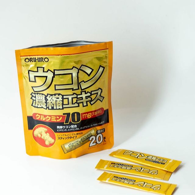 Tinh bột nghệ hỗ trợ giải rượu Orihiro Nhật Bản