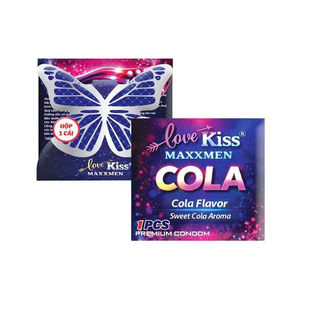 Bao Cao Su Love Kiss Maxxmen Cola Hộp 12 C&aacute;i