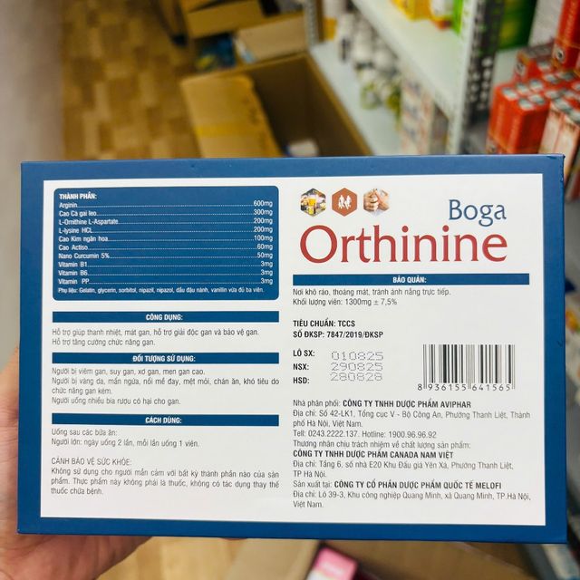 BOGA ORTHONIN - Hỗ trợ chức năng gan
