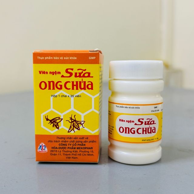 Mẫu mới Kẹo Sữa ong ch&uacute;a h&agrave;m lượng cao 20 vi&ecirc;n
