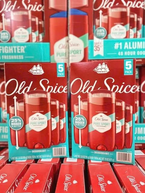 Sét 5 Lăn khử mùi Old Spice