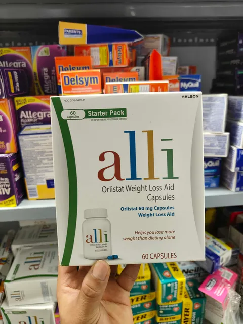 Vi&ecirc;n uống giảm c&acirc;n Alli Orlistat 60mg