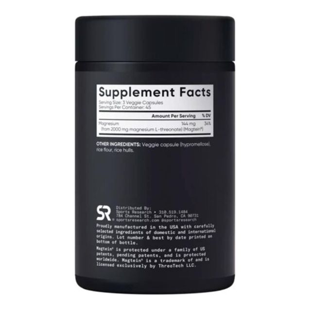 Magie Sports Research Magtein Magnesium L - Threonate