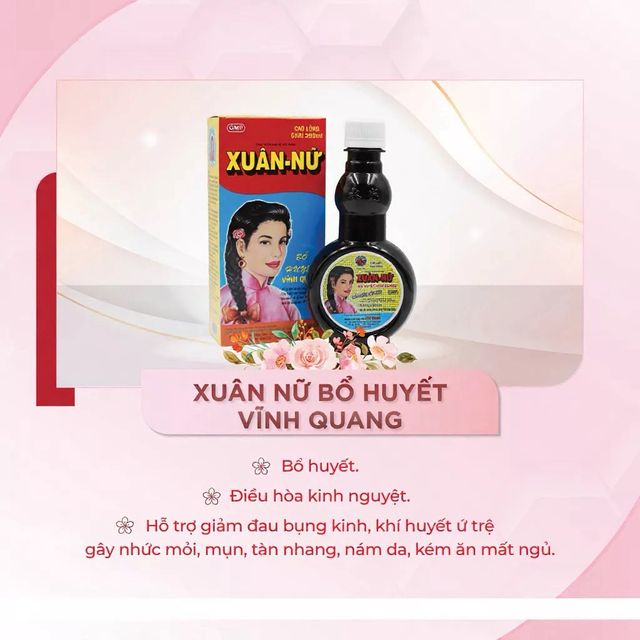 Xu&acirc;n Nữ bổ huyết Vĩnh Quang 280ml