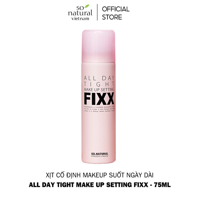 Xịt Kh&oacute;a Nền So Natural Make Up Setting Fixx