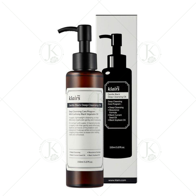 Dầu Tẩy Trang Klairs Gentle Black Deep Cleansing Oil 150ml