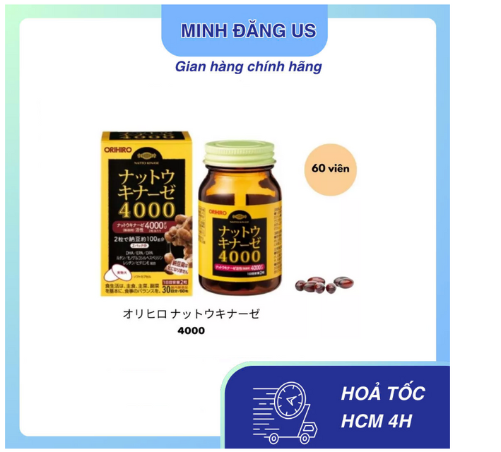 Vi&ecirc;n Uống Orihiro Nattokinase