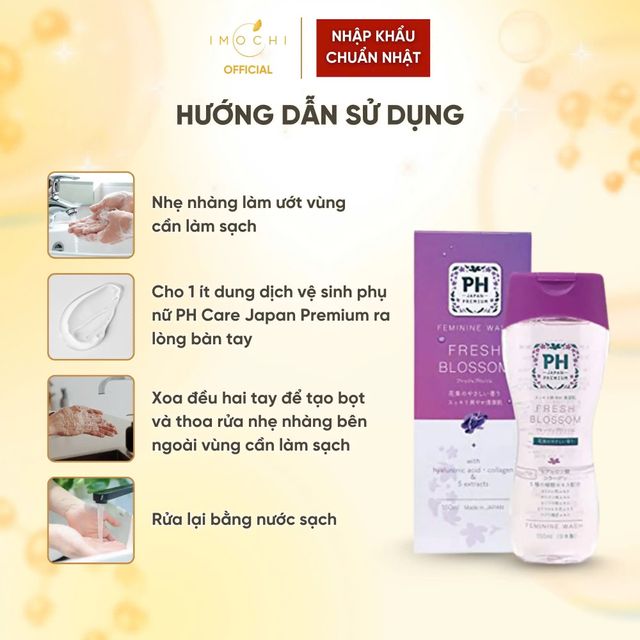 Dung dịch vệ sinh phụ nữ pH Care Nhật Bản