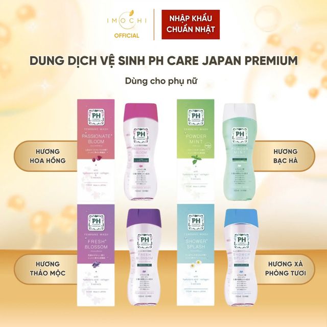 Dung dịch vệ sinh phụ nữ pH Care Nhật Bản