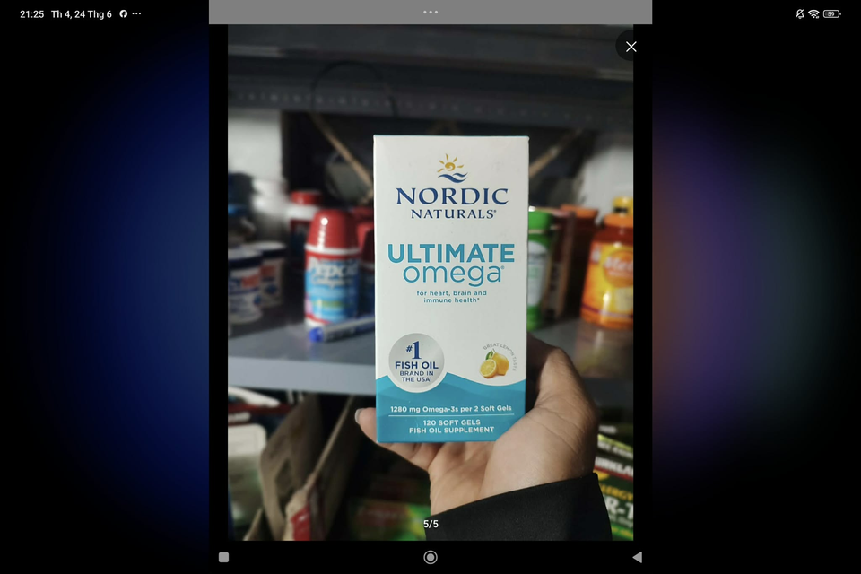 Vi&ecirc;n Uống Dầu C&aacute; Omega-3 Nordic Naturals Ultimate Omega