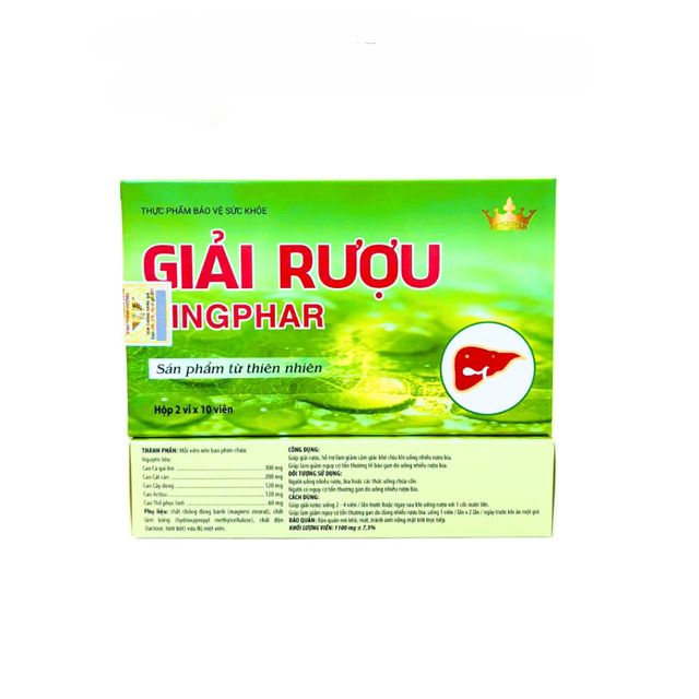 Vi&ecirc;n uống Giải Rượu KINGPHAR
