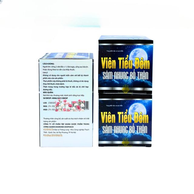 Vi&ecirc;n Tiểu Đ&ecirc;m S&acirc;m Nhung Bổ Thận