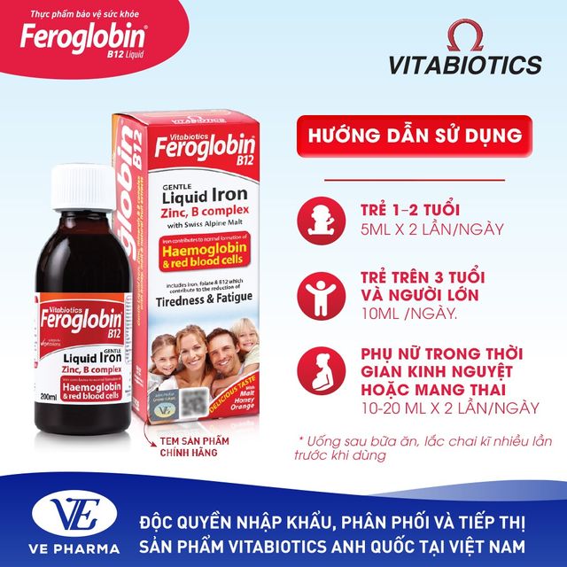 FEROGLOBIN B12 Liquid chất lượng