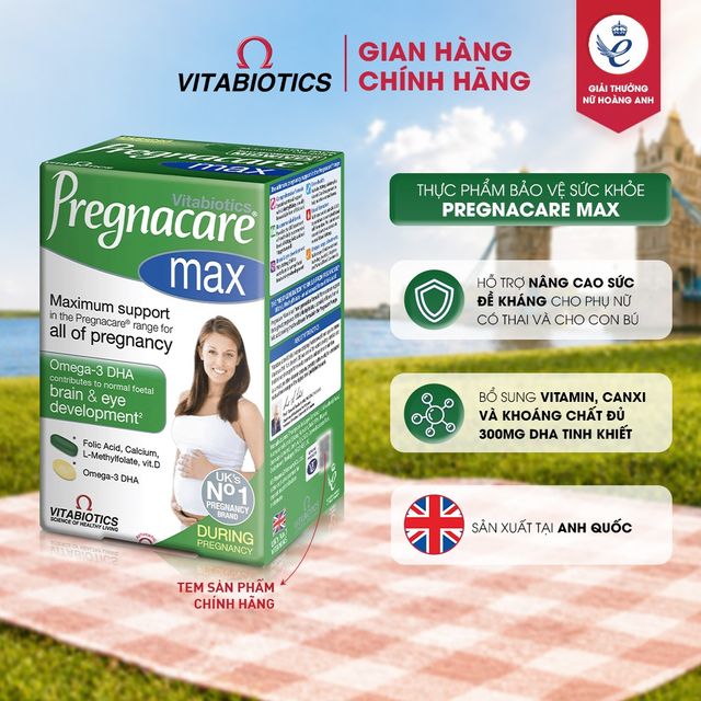 H&igrave;nh ảnh sản phẩm Pregnacare Max