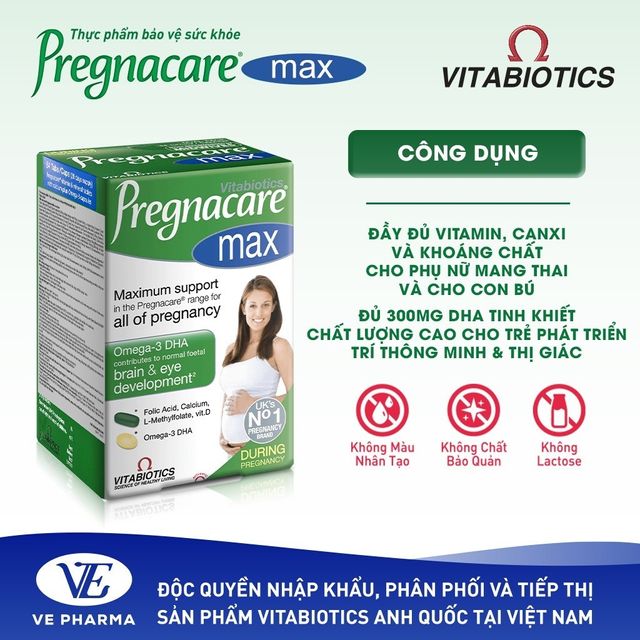 H&igrave;nh ảnh sản phẩm Pregnacare Max