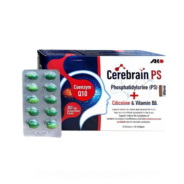 Vi&ecirc;n uống bổ n&atilde;o Cerebrain PS