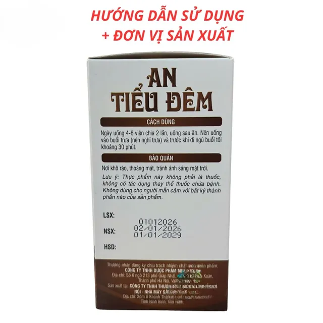 AN TIỂU Đ&Ecirc;M