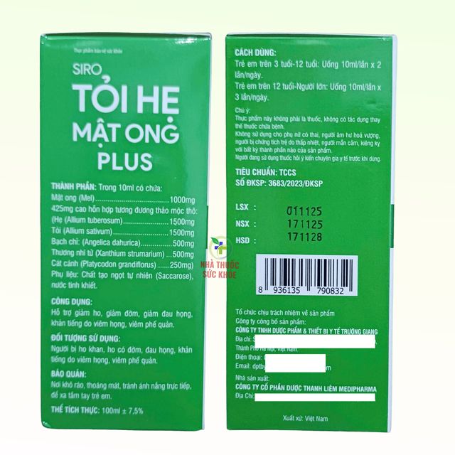 Siro Tỏi hẹ mật ong plus - lợi &iacute;ch