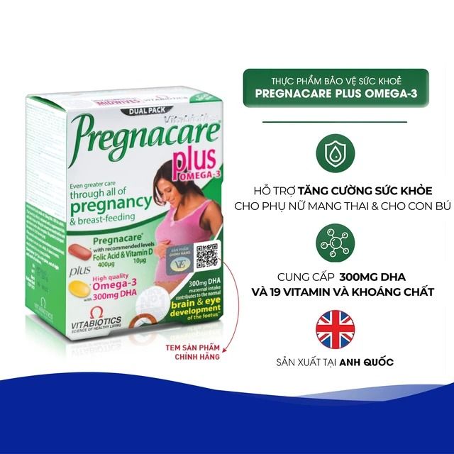 Vi&ecirc;n uống Pregnacare Plus Omega-3