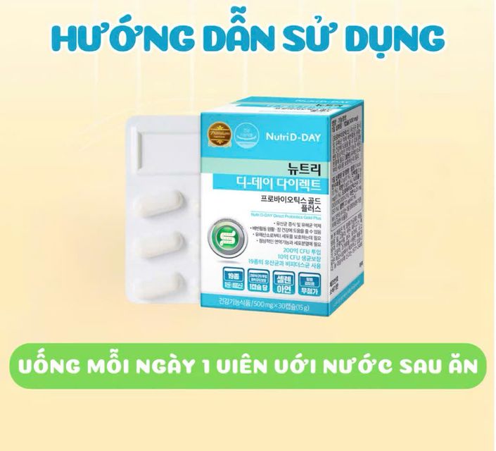 Nutri D-Day Probiotics Gold Plus