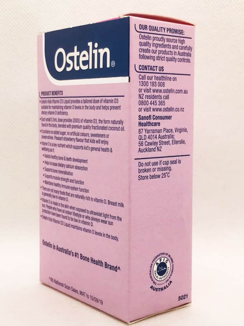 Vitamin D cho b&eacute; Ostelin