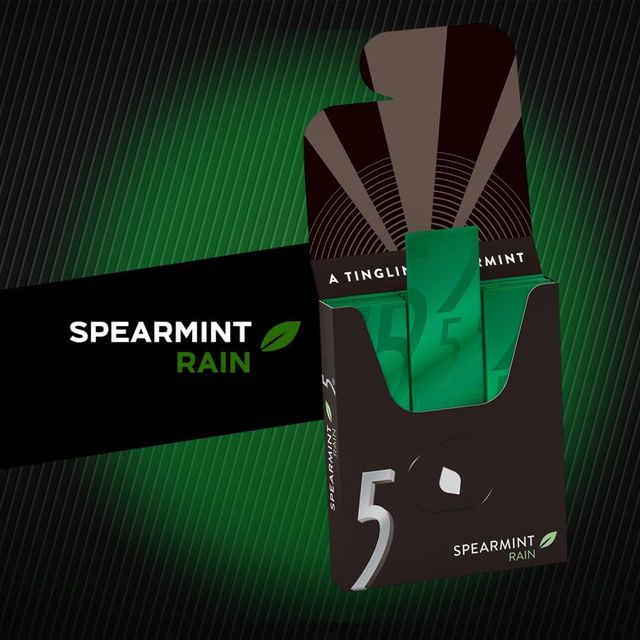 Kẹo cao su 5 GUM hương bạc h&agrave; Spearmint Rain 2