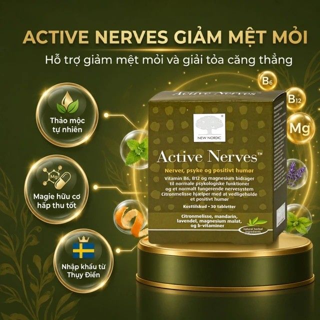 Vi&ecirc;n uống New Nordic Active Nerves