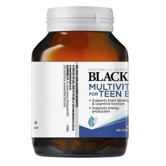 Vi&ecirc;n uống Vitamin tổng hợp cho b&eacute; trai tuổi dậy th&igrave; Blackmores