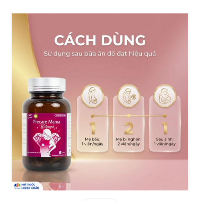 Lưu &yacute; khi sử dụng Precare Mama Diamond