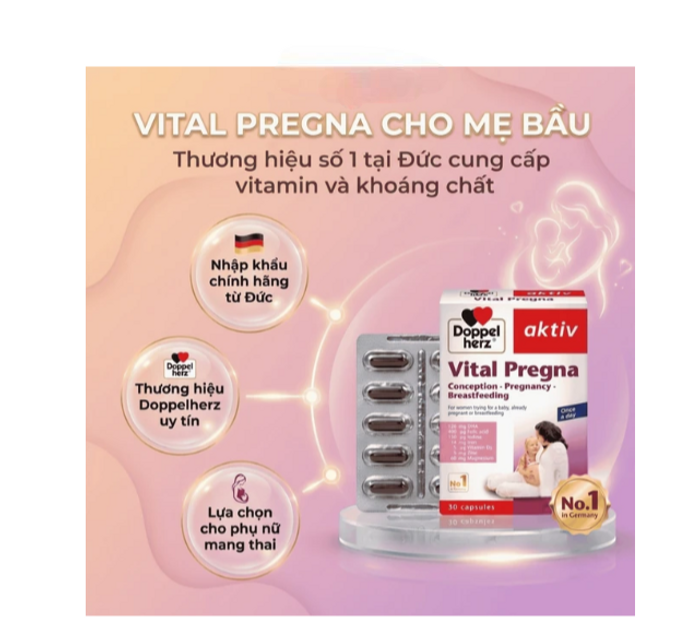 Vi&ecirc;n uống bổ sung sức khỏe cho b&agrave; bầu