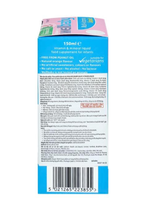 C&aacute;ch sử dụng Wellbaby Multi-Vitamin Liquid