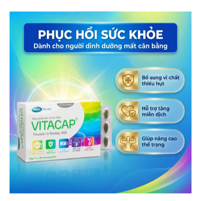 Vi&ecirc;n uống Vitacap Mega We Care