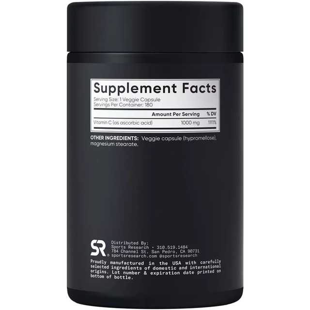 Vi&ecirc;n Vitamin C Sports Research