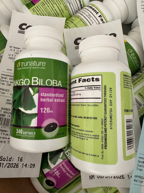 Vi&ecirc;n uống bổ n&atilde;o Ginkgo Biloba 120mg