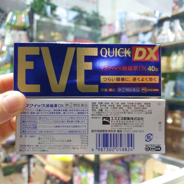 Vi&ecirc;n Uống Giảm Đau Hạ Sốt Eve Quick
