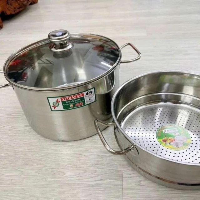 Nồi Hấp 2 Tầng Inox Tithafac