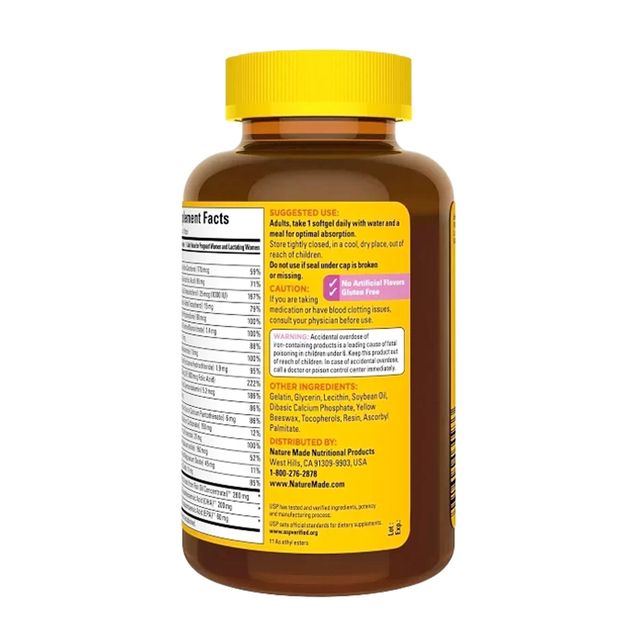 Nature Made Prenatal Multi + DHA - Vitamin cho mẹ bầu