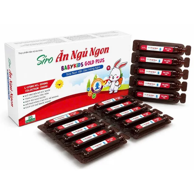 Siro ăn ngủ ngon baby kids gold plus