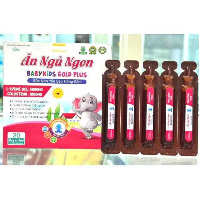 Siro ăn ngủ ngon baby kids gold plus