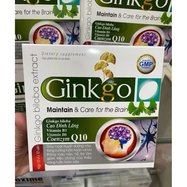 Sản phẩm Ginkgo biloba H100v - đ&oacute;ng g&oacute;i