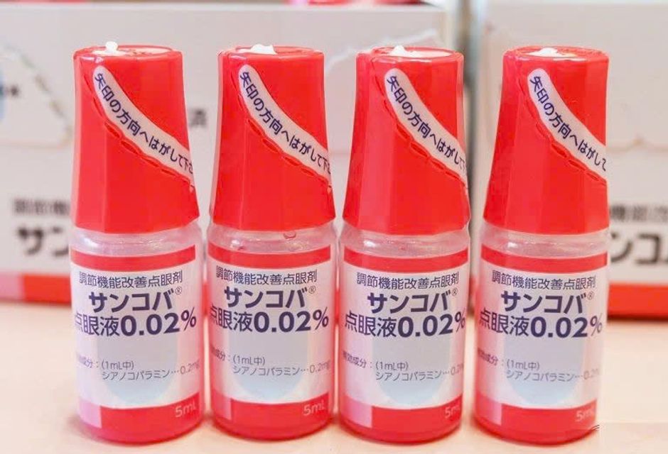 sản phẩm hỗ trợ Nhỏ Mắt Sancoba 0.02%