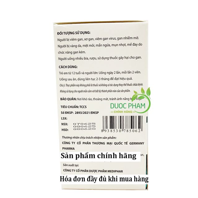 Vi&ecirc;n uống C&agrave; gai leo xạ đen giải độc gan