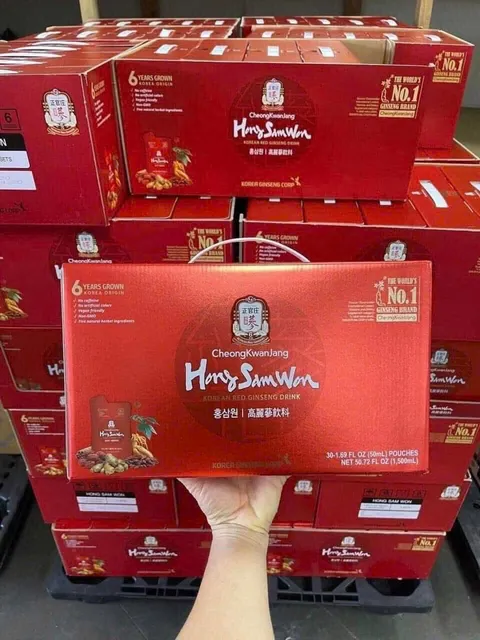 Hồng s&acirc;m nước H&agrave;n Quốc