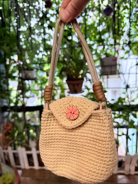 T&uacute;i x&aacute;ch mini bằng len