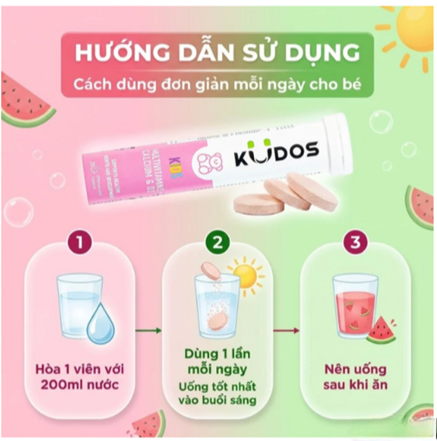 Kudos Kids Multivitamins Plus Calcium & D3