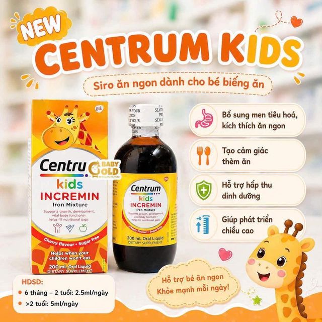Vitamin Centrum Kids Incremin 200ml