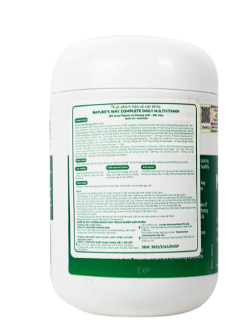 Vi&ecirc;n uống Nature's Way Complete Daily Multivitamin