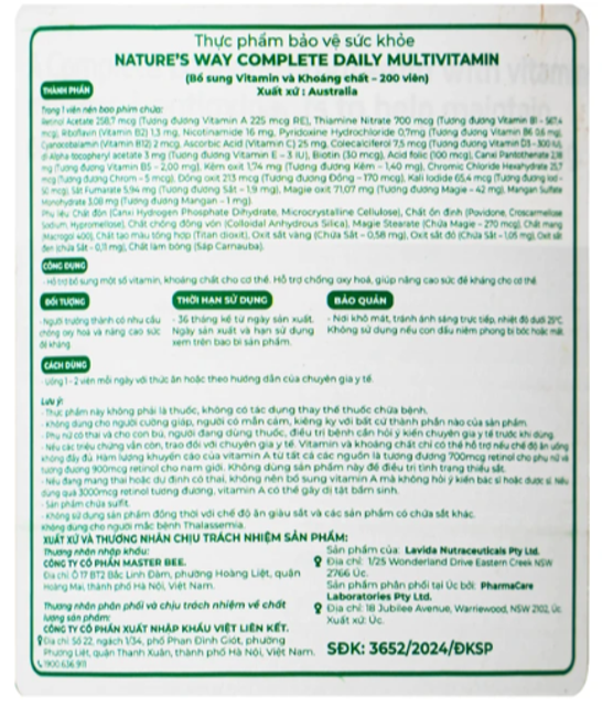 Nature's Way Multivitamin